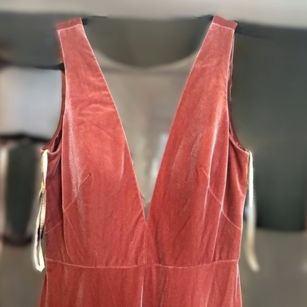 Anthropologie Jenny Yoo Logan Gown English Rose Size 16 - Picture 4 of 8